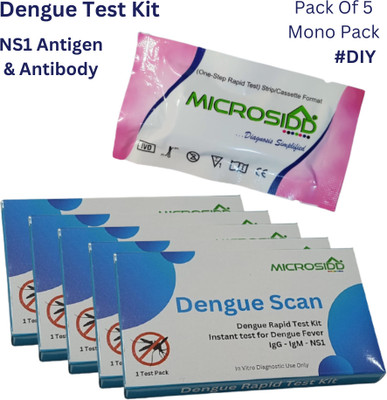 MICROSIDD Dengue NS1 IgG IgM Pack of 5 Antigen Self Test Kit