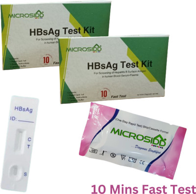 MICROSIDD HBsAg Fast (Pack of 2) Antigen Self Test Kit