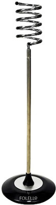 FOLELLO Hair Dryer Holder Stand for Salon Use (Silver), Styling Tool Stand Free Standing Dryer Holder