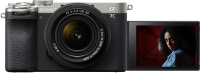 SONY ILCE-7CM2L/SQ IN5 Mirrorless Camera Body with 28-60mm Zoom Lens Vlogging Made for Creators | Artificial Intelligence Based Autofocus |(Silver)