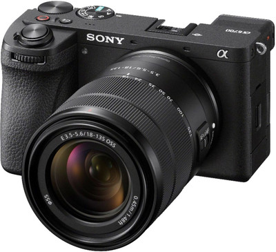 SONY ILCE-6700M Mirrorless Camera Body Only with 18-135mm Lens Made for Creators | 26.0 MP | Artificial Intelligence based Autofocus | 4K 60p Recording(Black)