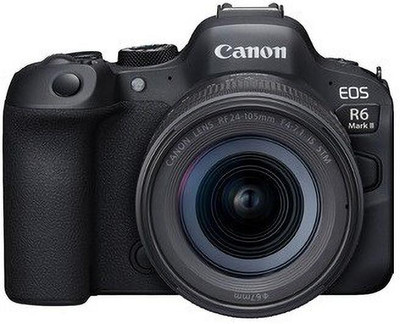 Canon EOS R6 Mark II Mirrorless Camera Body with 24-105mm STM lens(Black)