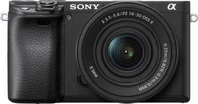 SONY ILCE-6400K Mirrorless Camera Body with SELP16502 Power Zoom(Black)