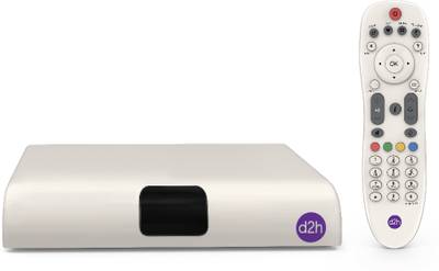 D2H Free To Air DTH Set Top Box 2 in 1 Zing FTA (For South India) +1 Year Warranty
