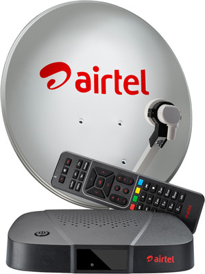 Airtel Digital TV HD Set Top Box With Recording | 1 Month Entertainment SD Pack | Free Standard Installation For Rs. 1159 @ 49% off