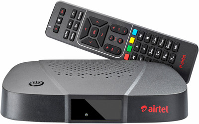 Airtel Digital TV Only HD Set Top Box | 1 Month Hindi Entertainment HD Pack | Free Installation | Recording Feature | No Dish Antenna*