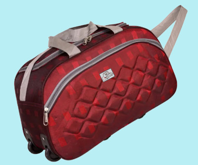 Waan Craft (Expandable) DUFFEL STROLLY BAG HAND BAG & SHOPPING BAG ZIP CLOSER Duffel With Wheels (Strolley)