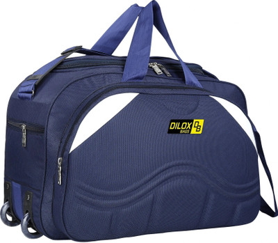 DILOX (Expandable) 21 inch / 54 cm super premium heavy duty polyester lightweight luggage bag Travel Duffel Bag1 Duffel With Wheels (Strolley)