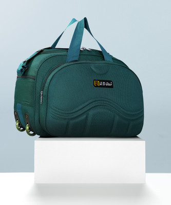 SD Star (Expandable) Fabric Travel Duffel Bags for Men and Women Duffel With Wheels (Strolley)