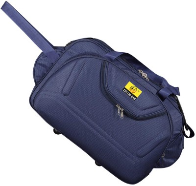 EasyFLY (Expandable) 60L Fabric Travel Duffle bag Duffel With Wheels (Strolley)