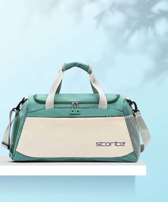 STORITE Travel Duffle Bag Muti Pocket Sports Shoulder Bag with Shoe Compartment Duffel Without Wheels