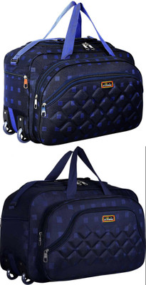 Inte Enterprises (Expandable) the super premium heavy duty lightweight luggage bag Duffel Strolly Bag Duffel With Wheels (Strolley)