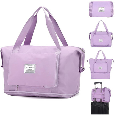 ECOBSY (Expandable) Foldable Duffle Bag for Travelling Duffel Without Wheels