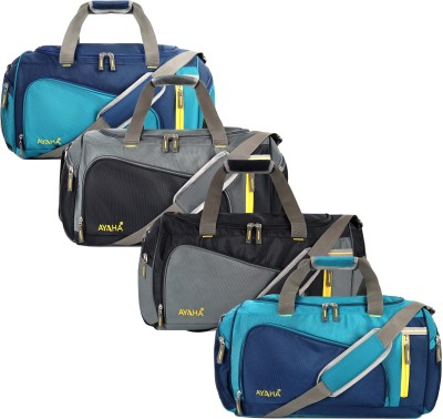 Ayaha Pack of 4 Travel Bag, Weekender Duffle Bag, Luggage Bag 50x25x28cm Duffel Without Wheels
