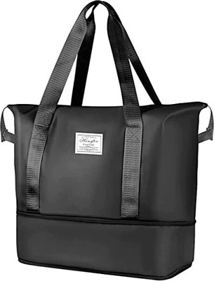 Firstchoice (Expandable) Travel Expandable Folding Bag for Women, Lightweight Waterproof Carry Bag Duffel Without Wheels