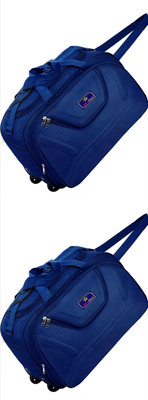 B STAR B (Expandable) Water-Resistant Travel Duffle Bag with Adjustable Shoulder Strap Duffel With Wheels (Strolley)