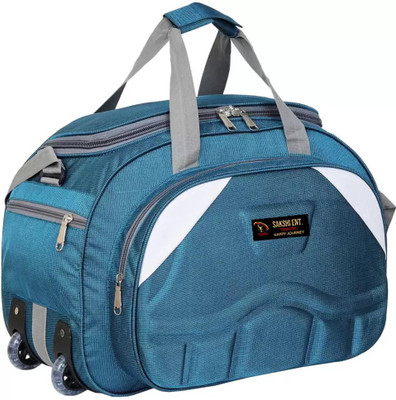SD Star (Expandable) Strolley Duffel Bag - Premium quality purple duffel bag Duffel With Wheels (Strolley)