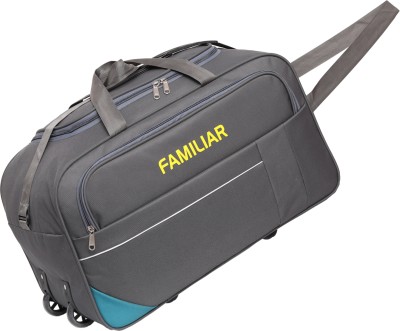 familiar (Expandable) Polyester Travel for Men and Women Duffel Waterproof Duffel With Wheels (Strolley)