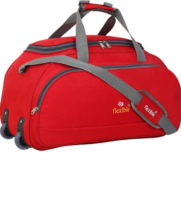 Flexible (Expandable) FB Luggage with wheels Duffel With Wheels (Strolley)