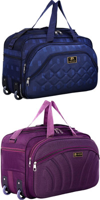 pryde (Expandable) @A3 & AL2-PURPLE_@ Duffel With Wheels (Strolley)