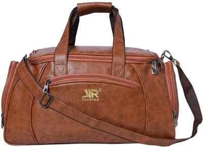 JIRFASHION Vegan Leather Stylish Spacious Travel Duffle Bag/Leather Gym Duffle Bag Duffel Without Wheels