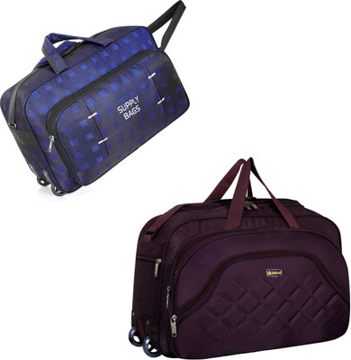 TRENDLINK (Expandable) D_Box Blue_001 / SB-WB-13-14 Duffel With Wheels (Strolley)