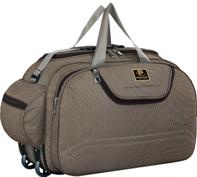 pryde (Expandable) Duffle Wheeler Bag for Travel Luggage Bag with Adjustable Handle Large Capacity Duffel With Wheels (Strolley)