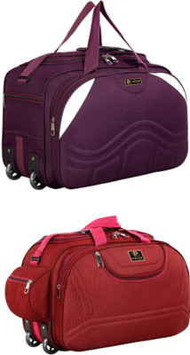 pryde (Expandable) @AF2 & M-RED_@ Duffel With Wheels (Strolley)