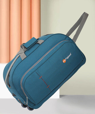 Flyinza (Expandable) Hand Duffel Bag-Light Weight With Solid Large Space Duffel With Wheels (Strolley)