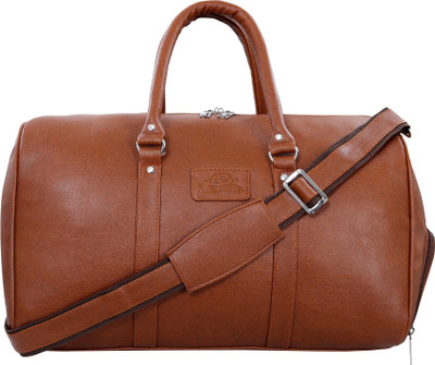 Leather World Duffel Bag Luggage Bag with shoe Compartments Duffel Without Wheels