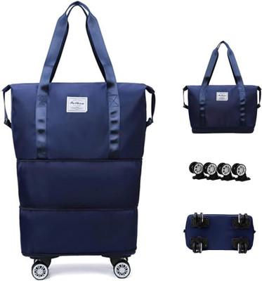 Artify (Expandable) Rolling with Wheels, Expandable Foldable Duffel With Wheels (Strolley)
