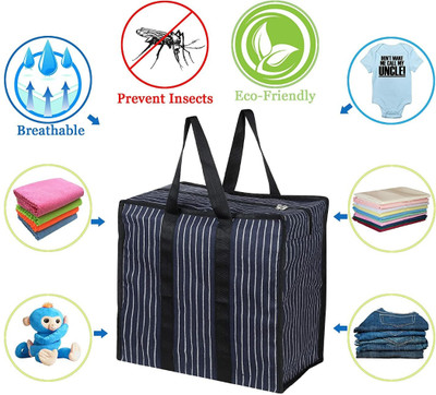 ST Mark (Expandable) DC Canvas Bag (Large) Black 1 Pcs_15_new_bag Duffel Without Wheels