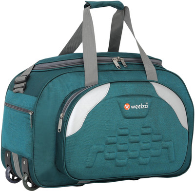 Weelza (Expandable) Heavy Duty Branded Quality Duffel Luggage Travel Bag Duffel With Wheels (Strolley)