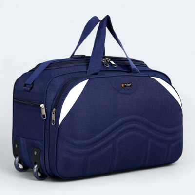 s k fancy (Expandable) B1-FM-BLUE Duffel With Wheels (Strolley)