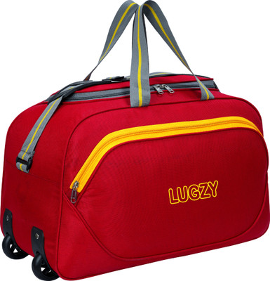 LUGZY (Expandable) WRG2-RED_14 Duffel With Wheels (Strolley)