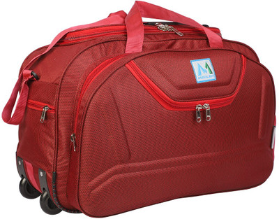 M MEDLER (Expandable) DUFFLE_E9-RED Duffel With Wheels (Strolley)
