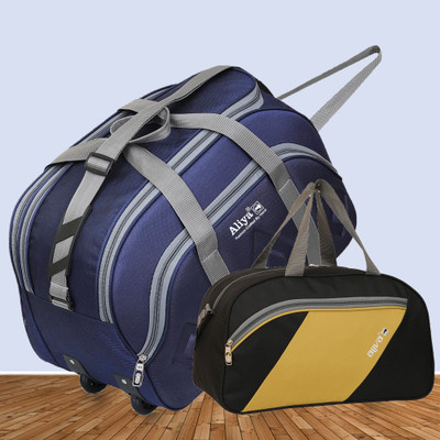 Blue Star Luggage (Expandable) WDB-1172 and DB-1150 Stylish Duffle Combo High-Quality Duffel With Wheels (Strolley)