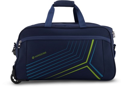 HARISSONS Omni Duffle Trolley Bag for Travel with Detachable Shoulder Strap & 2 Wheels Duffel With Wheels (Strolley)
