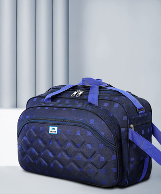 ZEDEN (Expandable) 40 L Strolley Duffel Bag - Lightweight 40 L Luggage - Blue - Regular Capacity Duffel With Wheels (Strolley)
