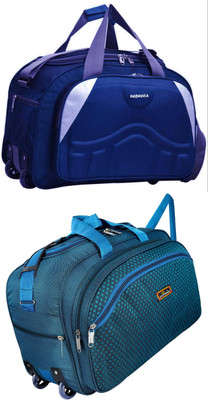 Inte Enterprises (Expandable) the super premium heavy duty lightweight luggage bag Duffel Strolly Bag Duffel With Wheels (Strolley)