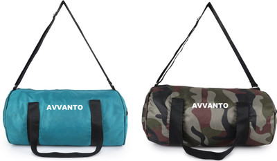 AVVANTO Polyester Sports Gym Bag And Travel With Shoulder Strap for Men and Women Pack-2 Gym Duffel Bag
