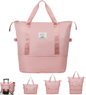 AAPXI (Expandable) Large Capacity Expandable Foldable Travel Duffel Bag for Women Duffel Without Wheels