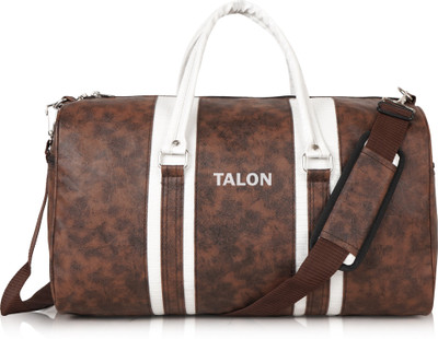 Talon Premium Vegan Leather Gym & Travel Duffle Bag for Men and Women Duffel Without Wheels
