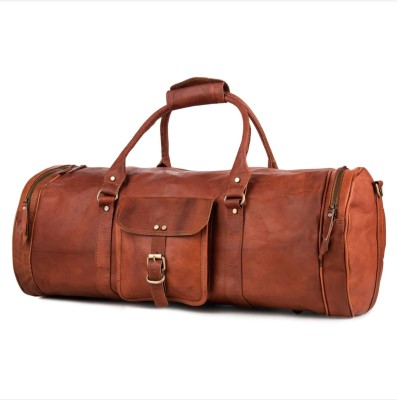 creative handoart Dapper leather duffle bag Duffel Without Wheels