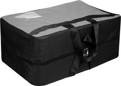 KUBER INDUSTRIES Rexine Zipper Clothing Jumbo Storage Bag with Handle|Gray Duffel Without Wheels