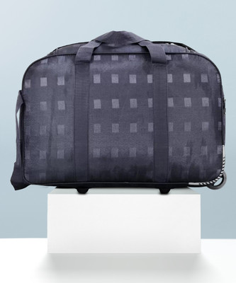 SD Star (Expandable) Fabric For Travel Duffel Bags for Men and Women Duffel With Wheels (Strolley)