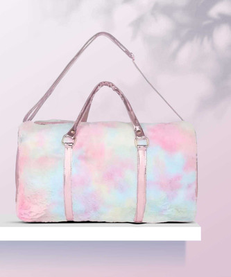 SIDDHASWARI MULTI COLOR FUR DUFFLE BAG GYM BAG Duffel Without Wheels