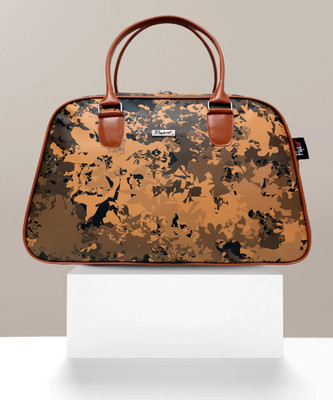 FLYIT (Expandable) Travel Duffel Bag (Brown) Duffel Without Wheels