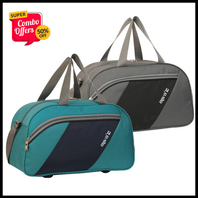 Aliva Luggage DB-1150 Light Weight Small Travel Duffel Bag High-Quality Luggage Bag Combo Of 2 Duffel Without Wheels