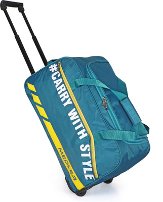 MEDLER Carry 55.88cms Nylon Trolley Duffle Bag Duffel With Wheels (Strolley)